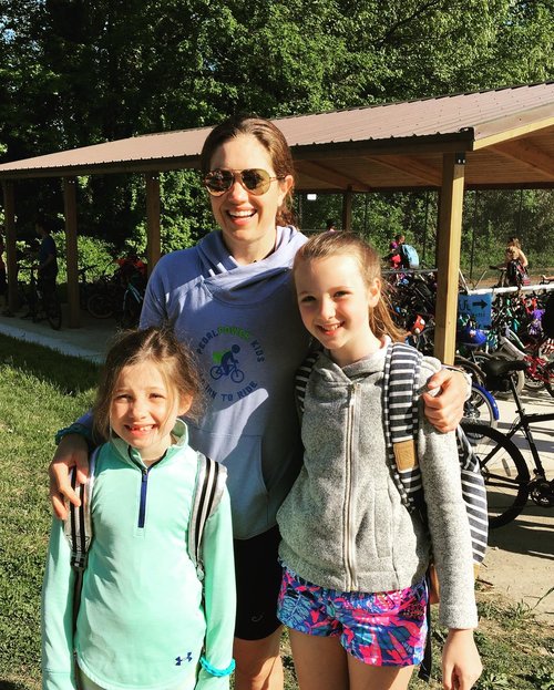 Rachel Varn of Pedal Power Kids w/ Family